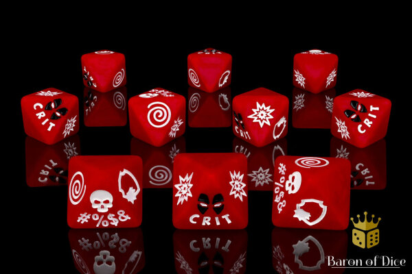 Baron of Dice - Merc For Hire D8 Dice Set (10)