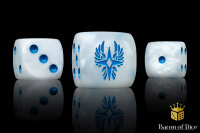 Baron of Dice - Magical Elves: Ancient White 16mm Round...