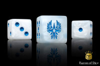 Baron of Dice - Magical Elves: Ancient White 16mm Square...