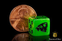 Baron of Dice - Bubonic Rats Mini 12mm Square Corner Dice...
