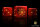 Baron of Dice - Burning Sun 16mm Square Corner Dice (25)