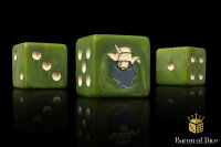 Baron of Dice - Forest Wizard 16mm Square Corner Dice (25)