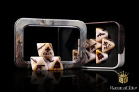 Baron of Dice - Official Oak & Iron Dice Set - French