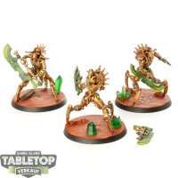 Necrons - 3 x Skorpekh Destroyers - bemalt