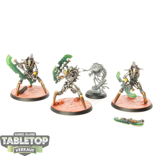 Necrons - 3 x Skorpekh Destroyers - bemalt