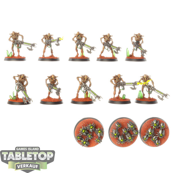 Necrons - 10 x Necron Warriors - bemalt