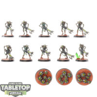 Necrons - 10 x Necron Warriors - bemalt