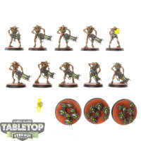 Necrons - 10 x Necron Warriors - bemalt
