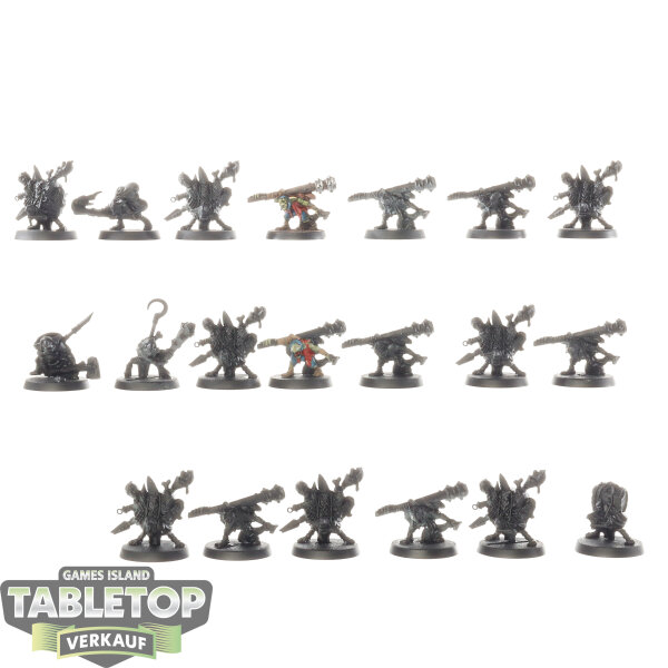 Ogor Mawtribes - 20 x Gnoblars - teilweise bemalt