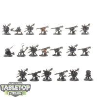 Ogor Mawtribes - 20 x Gnoblars - teilweise bemalt