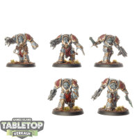 Chaos Space Marines - 5 x Chaos Terminator Squad - bemalt