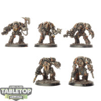 Chaos Space Marines - 5 x Chaos Terminator Squad - bemalt