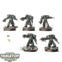 Horus Heresy - 5 x Alpha Legion Cataphractii Terminator...