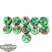 Bases - Round 25mm - bemalt