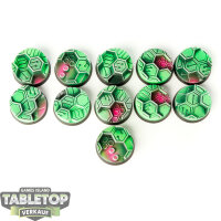 Bases - Round 25mm - bemalt