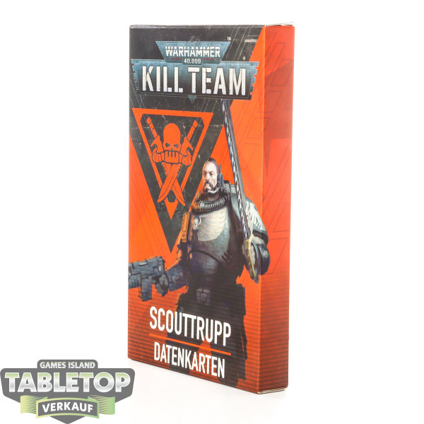 Space Marines - Kill Team: Scout Squad – Datacards - deutsch
