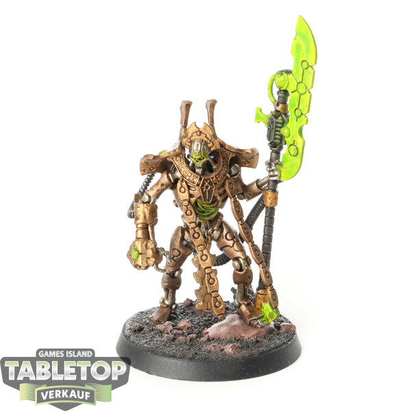 Necrons - Overlord with Tachyon Arrow - bemalt