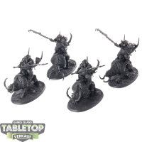 Ogor Mawtribes - 4x Mournfang Pack - grundiert