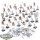 Kingdom of Bretonnia - 38x Men-at-Arms - teilweise bemalt