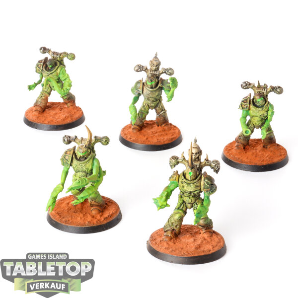 Death Guard - 5x Possessed - bemalt