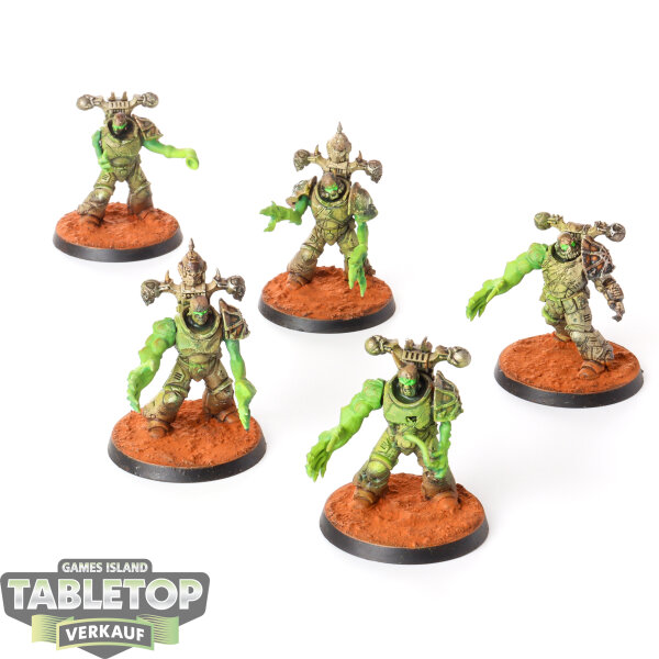 Death Guard - 5x Possessed - bemalt