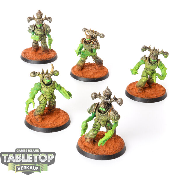 Death Guard - 5x Possessed - bemalt