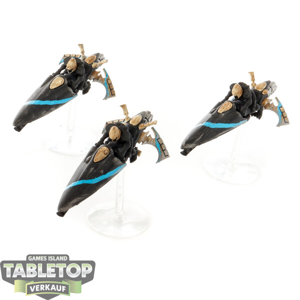 Aeldari - 3x Windriders - teilweise bemalt
