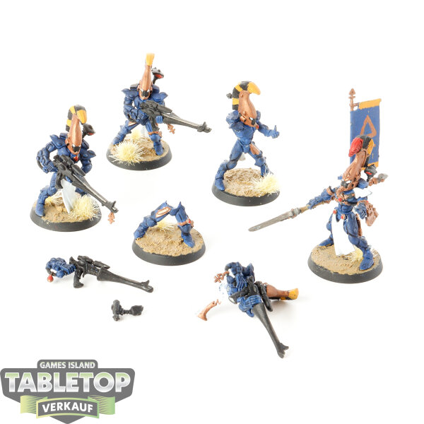 Aeldari - 5x Dire Avengers - bemalt