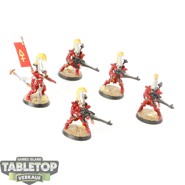 Aeldari - 5x Dire Avengers - bemalt