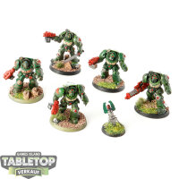 Dark Angels - 5x Terminator Squad - bemalt