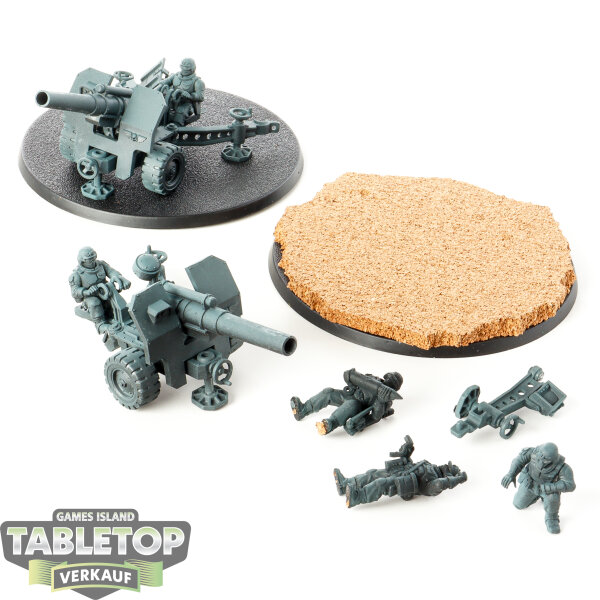 Astra Militarum - 2x Field Ordnance Battery - teilweise bemalt