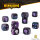 Baron of Dice - Warmachine: Khymaera Shadowflame Shard Official Dice Set