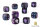 Baron of Dice - Warmachine: Khymaera Shadowflame Shard Official Dice Set