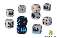 Baron of Dice - Warmachine: Cygnar Gravediggers Official Dice Set