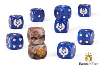 Baron of Dice - Warmachine: Cygnar Storm Legion Official Dice Set