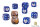 Baron of Dice - Warmachine: Cygnar Storm Legion Official Dice Set