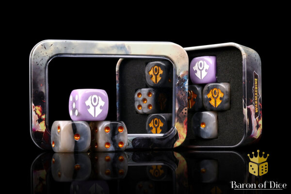 Baron of Dice - Warmachine: Dusk House Kallyss Official Dice Set