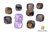 Baron of Dice - Warmachine: Dusk House Kallyss Official Dice Set