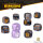 Baron of Dice - Warmachine: Dusk House Kallyss Official Dice Set