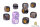 Baron of Dice - Warmachine: Dusk House Kallyss Official Dice Set