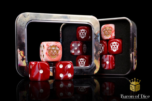 Baron of Dice - Warmachine: Khador, Annihilators Official Dice Set