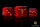 Baron of Dice - Minotaur Red 16mm Square Corner Dice (25)