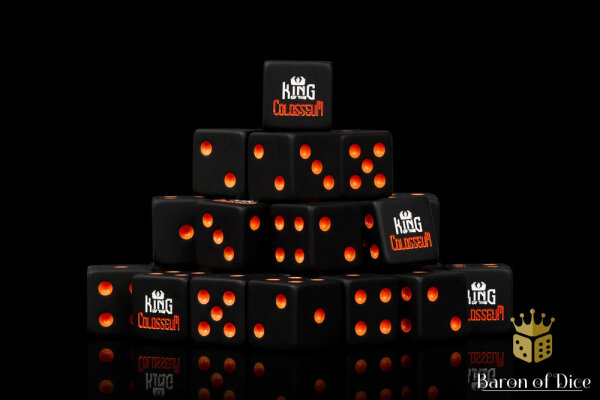 Baron of Dice - Play On Tabletop Official Dice - King of the Colosseum 16mm Square Corner Dice (25)