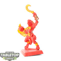 Lizardmen - Skink Chief with Scythe and Shield (Classic)...