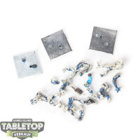 Lizardmen - 3 x Kroxigors (Classic) - teilweise bemalt