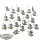 Lizardmen - 20x Saurus Warrior Regiment - teilweise bemalt