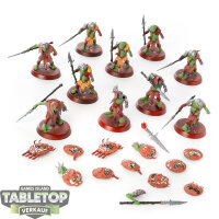 Orruk Warclans - 10x Gutrippaz - teilweise bemalt