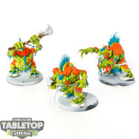 Gloomspite Gitz - 3x Fellwater Troggoths - teilweise bemalt
