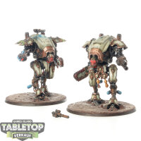 Chaos Knights - 2x War Dog Huntsmen - bemalt