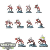 Tyraniden - 11x Neurogaunts - teilweise bemalt